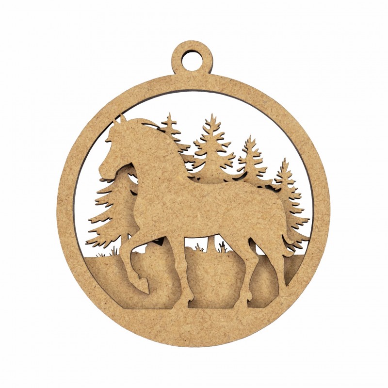 Set of blanks “Horseshoe”, 8.5×9 cm, 3 pcs, HDF, ROSA TALENT