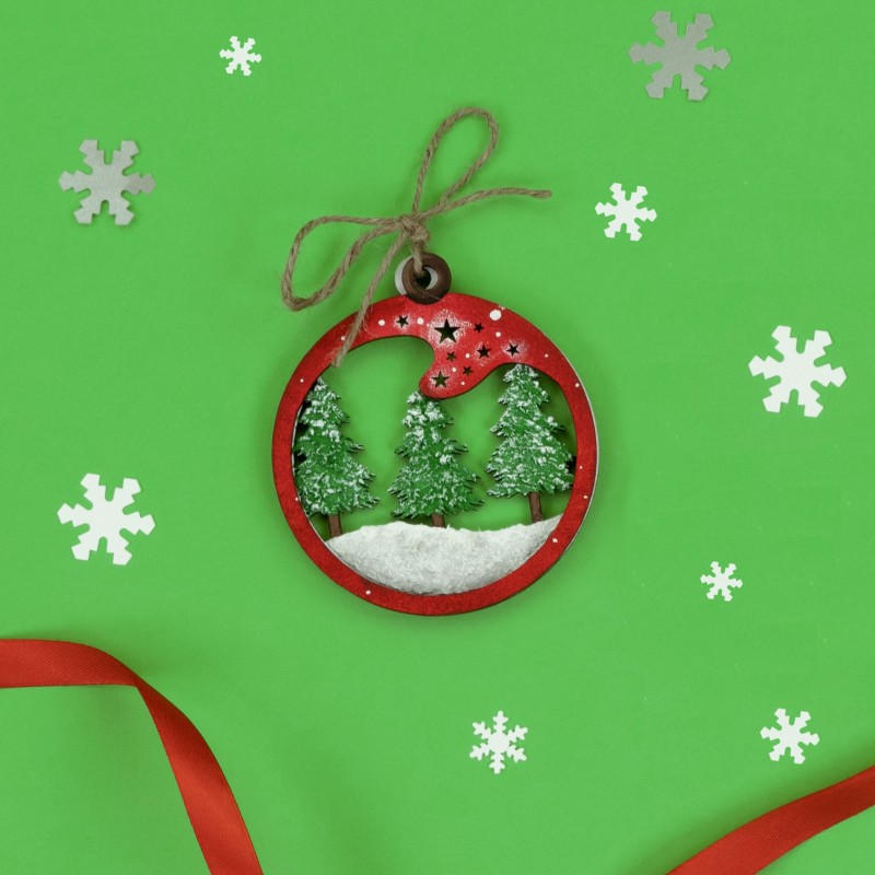 Set of blanks “Horseshoe”, 8.5×9 cm, 3 pcs, HDF, ROSA TALENT