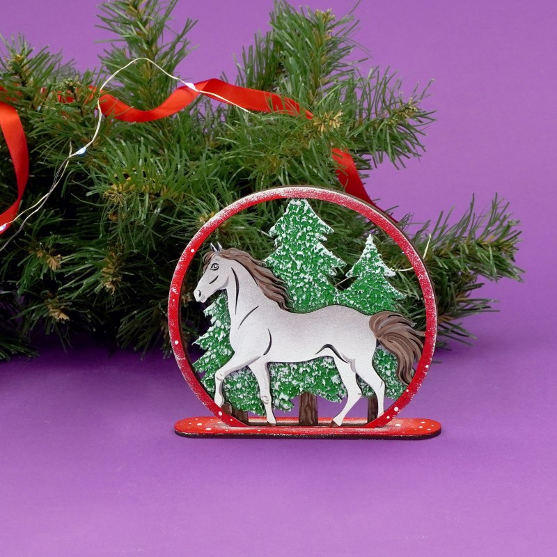 Set of blanks “Horseshoe”, 8.5×9 cm, 3 pcs, HDF, ROSA TALENT