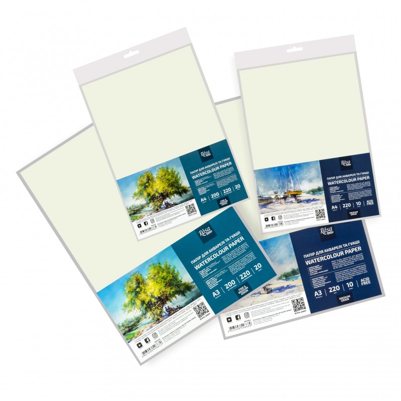 ROSA Studio paper for drawing in packages