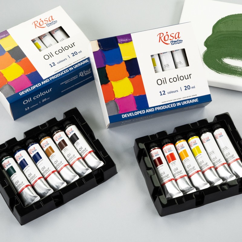 Набір олійних фарб 24х20мл ROSA Studio