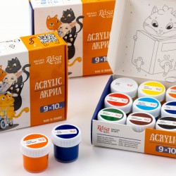 Набір гуашевих фарб Cats 20 мл, ROSA Kids