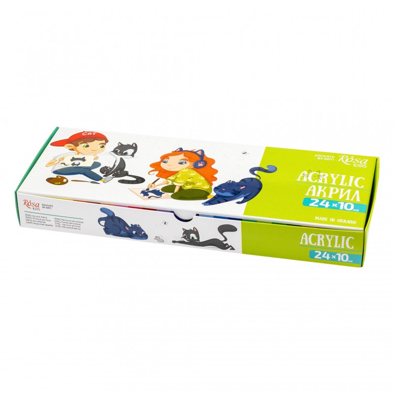 Set of gouache paints Cats 20 ml ROSA Kids