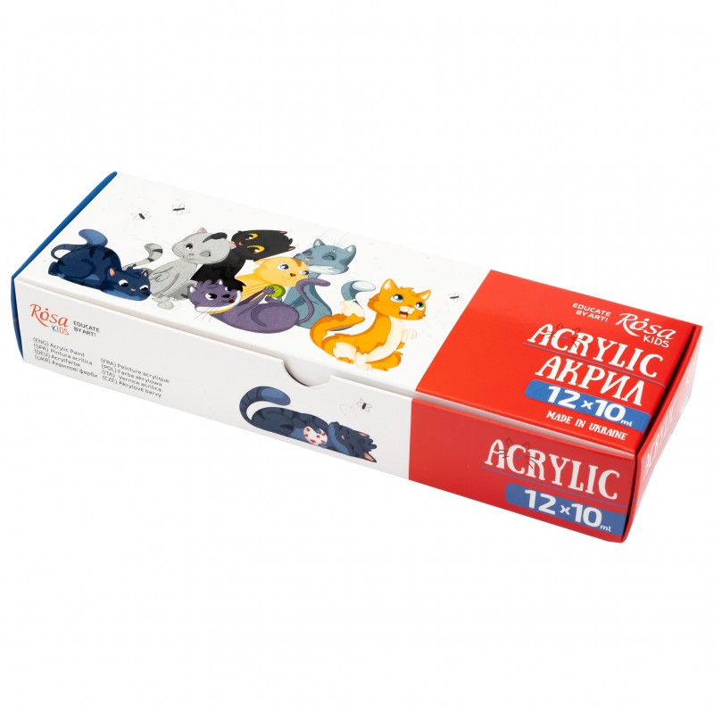 Set of gouache paints Cats 20 ml ROSA Kids