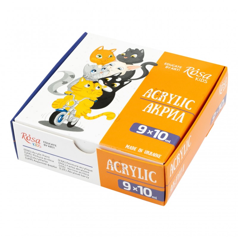 Set of gouache paints Cats 20 ml ROSA Kids