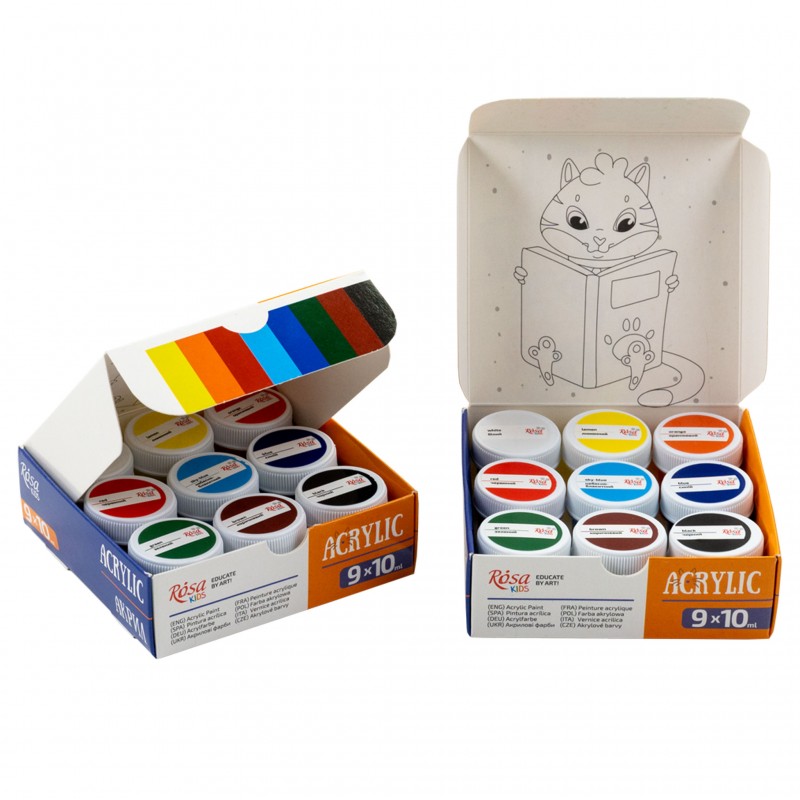Set of gouache paints Cats 20 ml ROSA Kids
