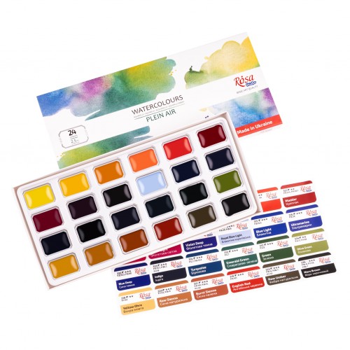 Набори акварелі PLEIN AIR ROSA Studio