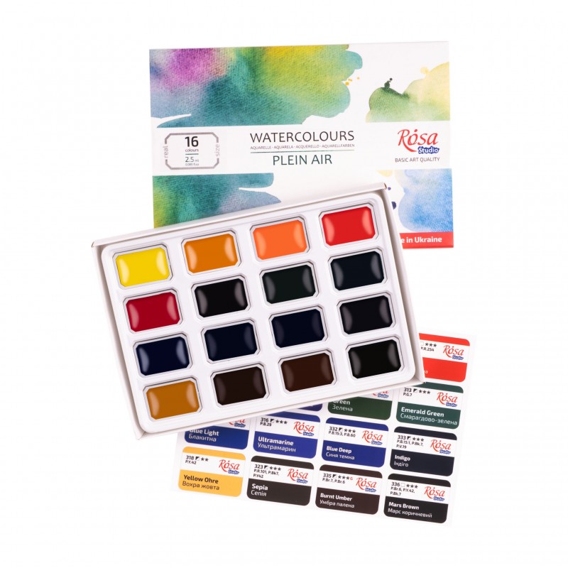Набори акварелі PLEIN AIR ROSA Studio
