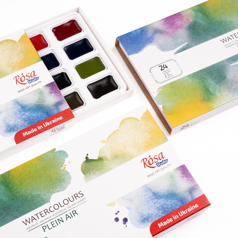 Набори акварелі PLEIN AIR ROSA Studio