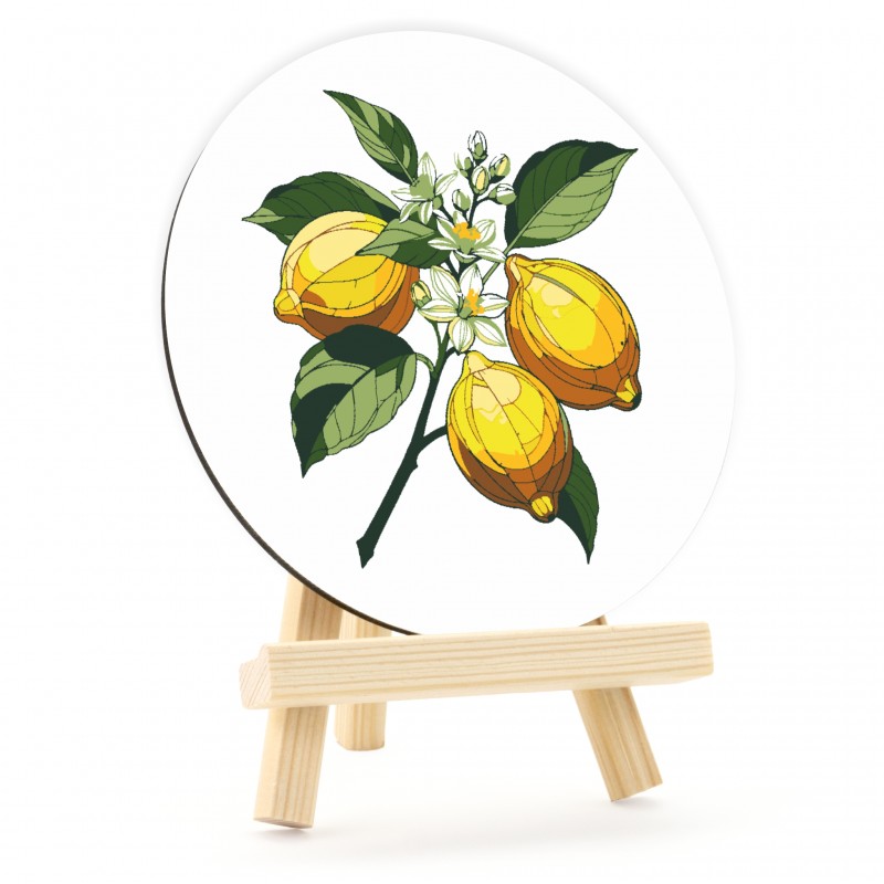 Paint by numbers kits, round, Ø15 cm, with easel, ROSA START