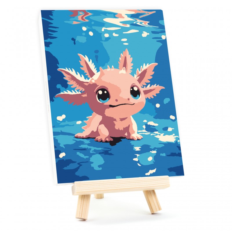 Набори, картини за номерами,  круглі, Ø15 см, з мольбертом, ROSA START