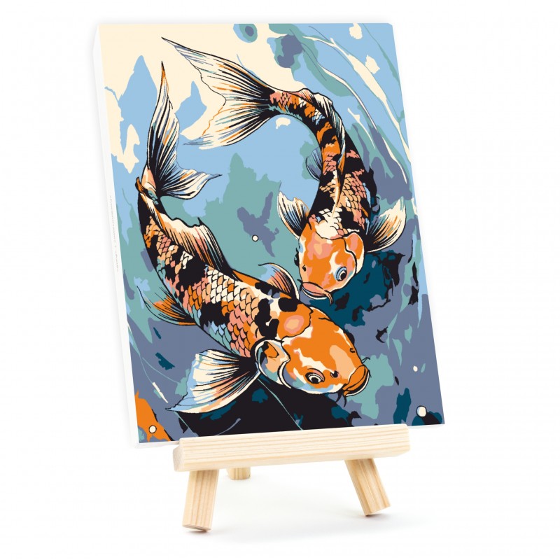 Paint by numbers kits, round, Ø15 cm, with easel, ROSA START