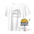 Set T-Shirt painting “Wolly Dolly”, 100% cotton, white, L, , ROSA Talent