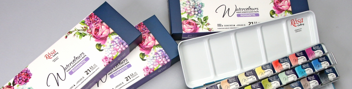 Rosa Gallery Watercolours: Unbox, Swatch & Review of the Romantic