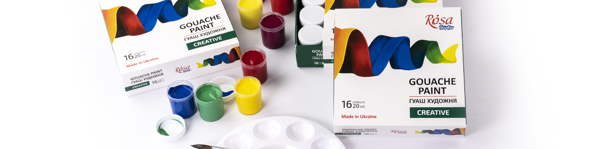 Gouache Paint Tubs, Assorted Colors –