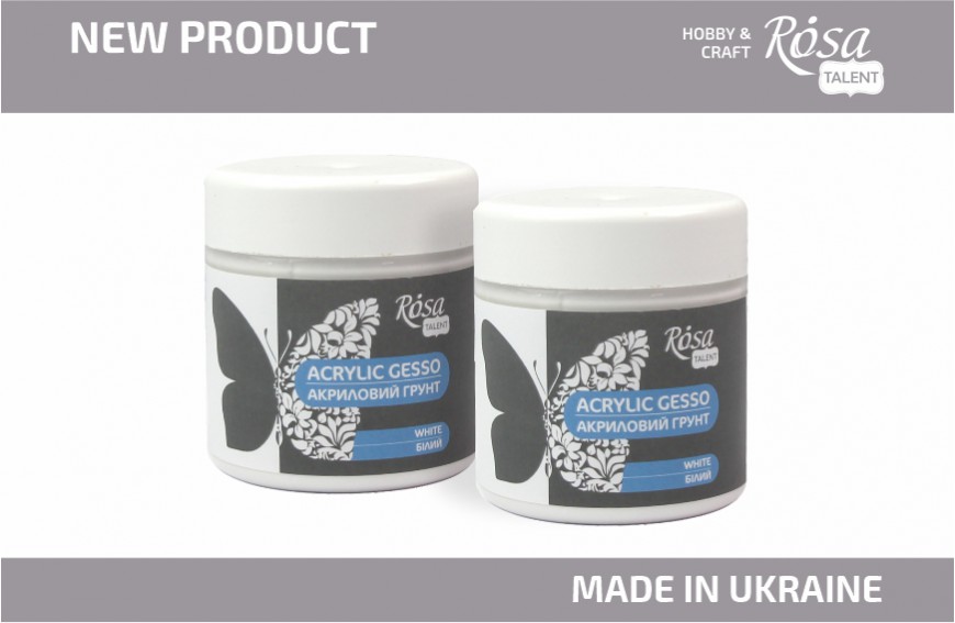 New : ROSA TALENT Gesso for decoration in a larger volume and new design.