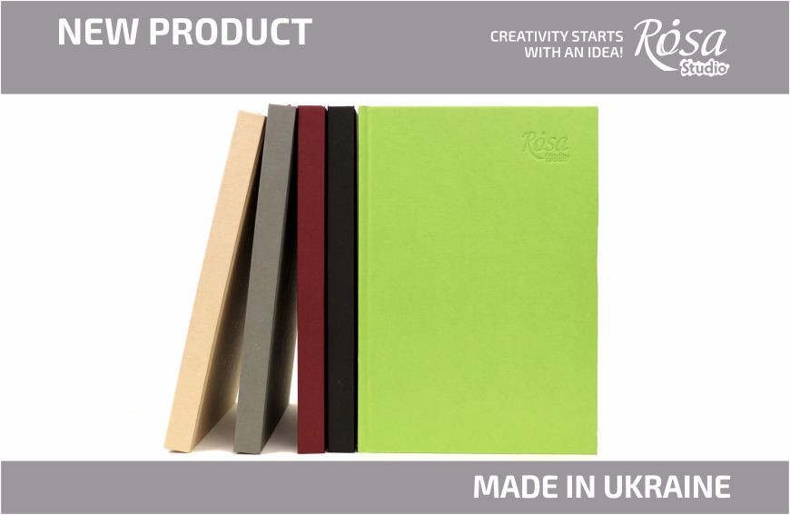 NEW: ROSA Studio Sketchbooks for drawing with new colored covers.