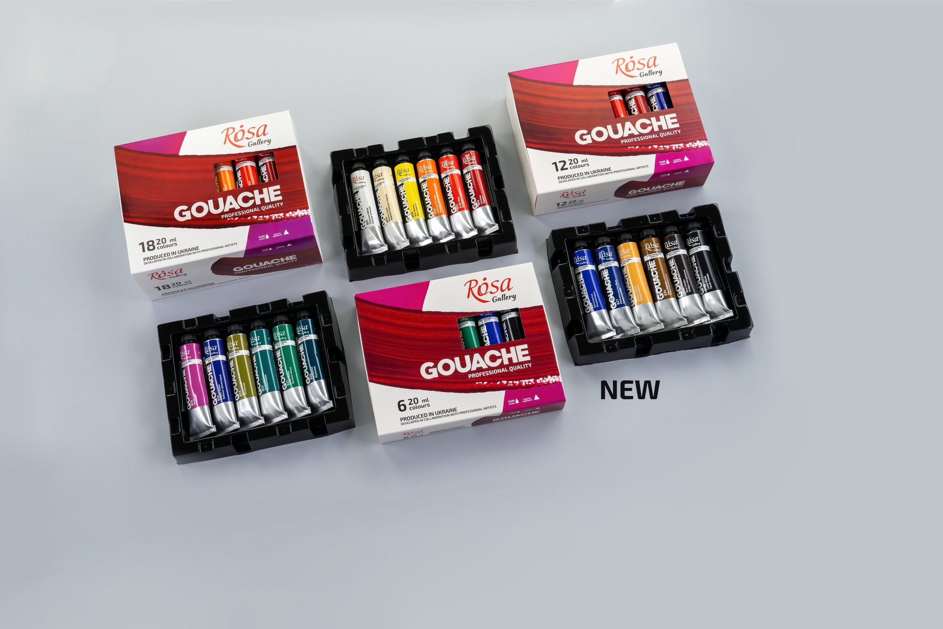 ROSA Gallery professional gouache sets