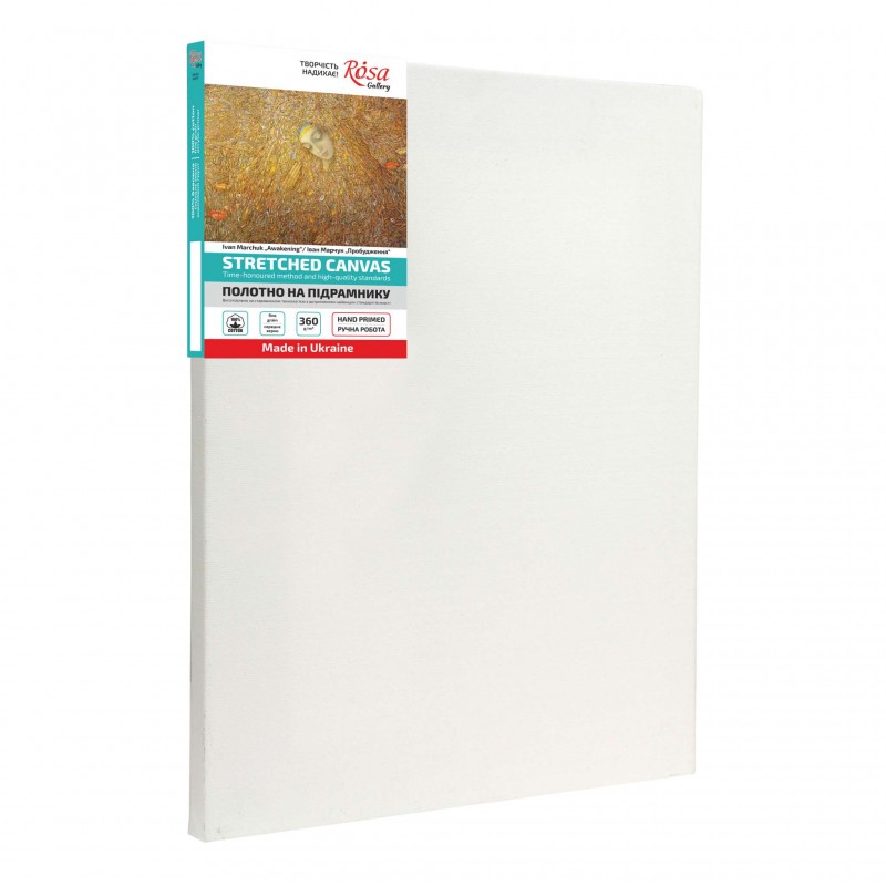 ROSA Gallery Hand Primed Cotton Fine Grain Stretched Canvases