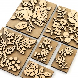 Stamps for block printing ROSA TALENT