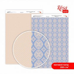 Paper for the card double-sided „Lace“ Matt  21х29,7cm, 200 g/m2