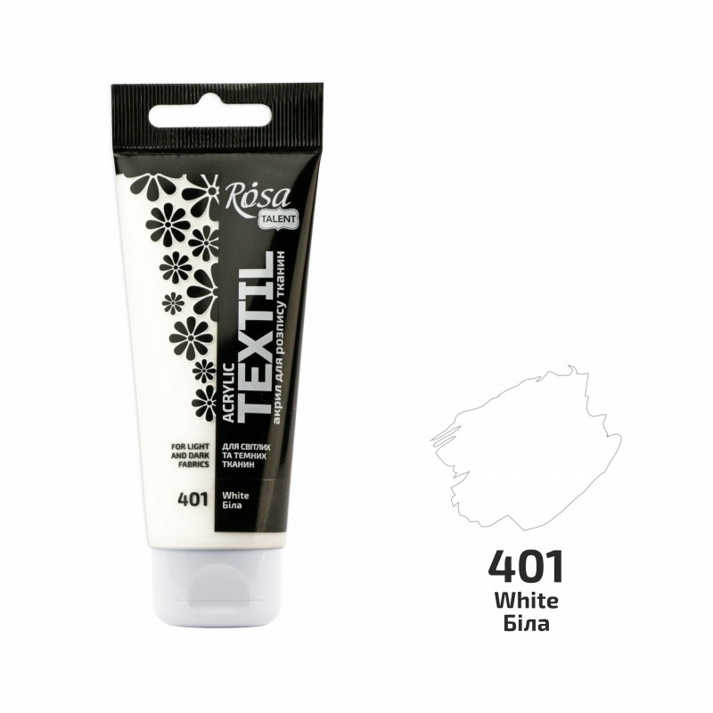 Acrylic paint for textil in a tube 60ml ROSA TALENT