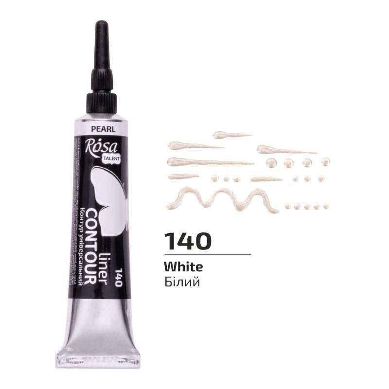 Contour liner Universal, pearl, 20 ml, ROSA Talent