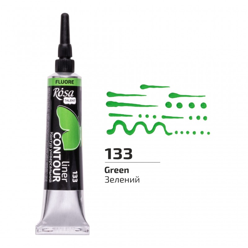 Contour liner Universal, fluorescent, 20 ml, ROSA Talent