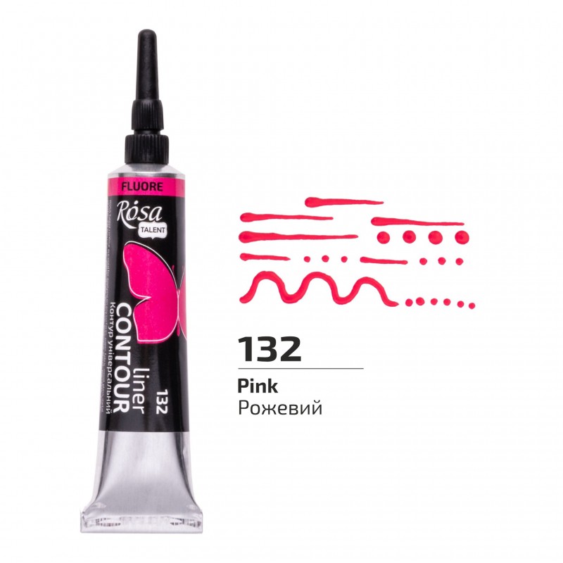 Contour liner Universal, fluorescent, 20 ml, ROSA Talent