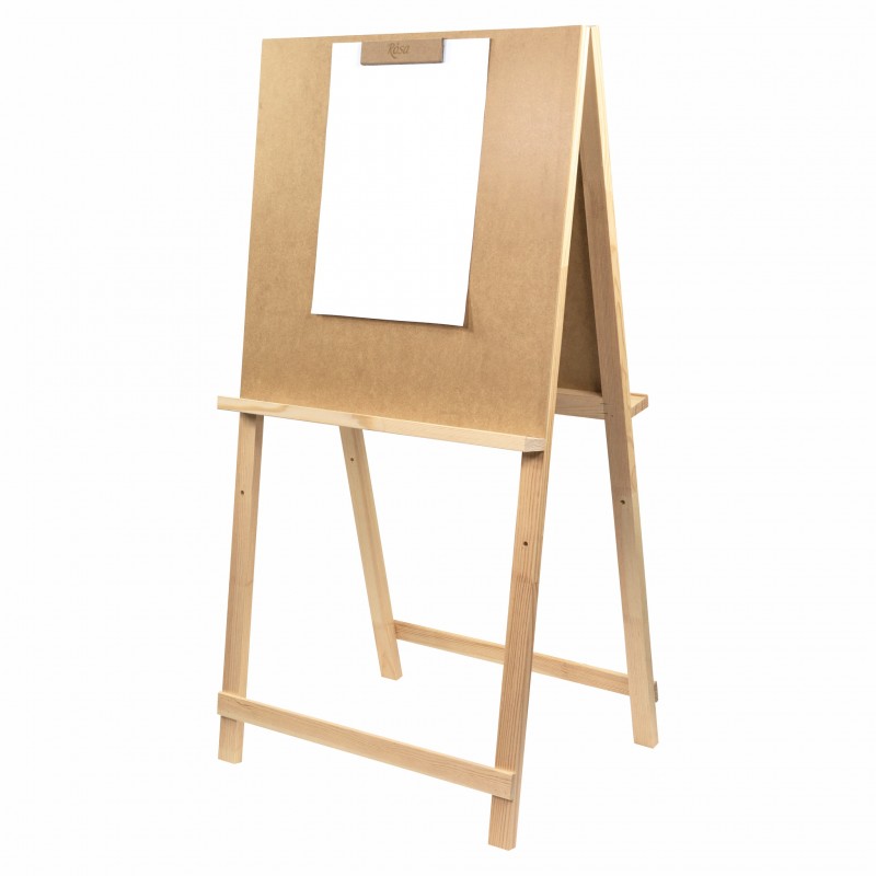 Junior'r studio easel, double-feced pine 60х85х115cm ROSA Studio