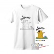 Set, T-Shirt painting „Cats“, 100% Cotton, Size S, ROSA Talent