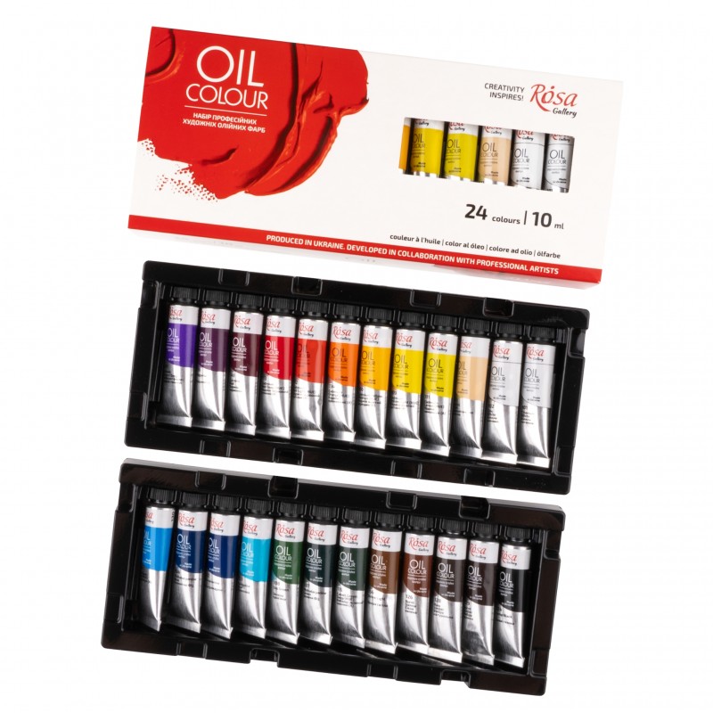 Oil paint set 24*20 ml, ROSA Gallery