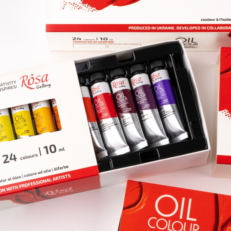 Oil paint set 24*20 ml, ROSA Gallery