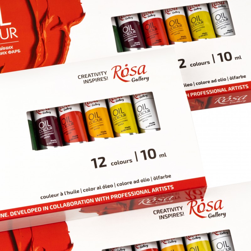 Набір олійних фарб 24х20мл ROSA Gallery