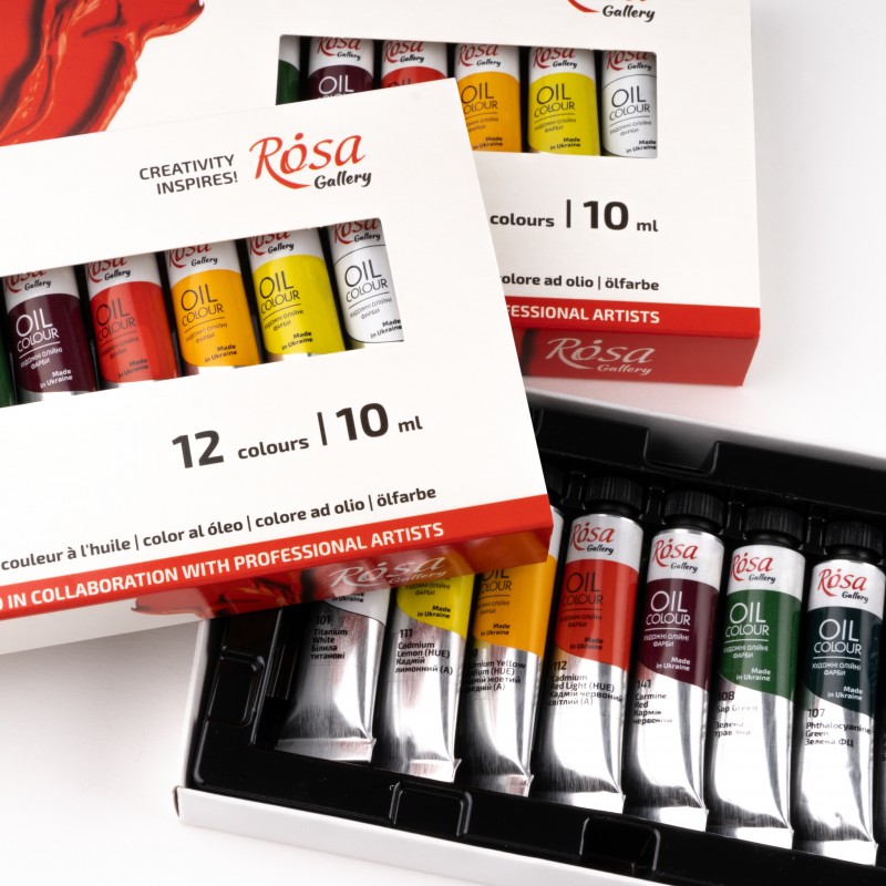 Oil paint set 24*20 ml, ROSA Gallery