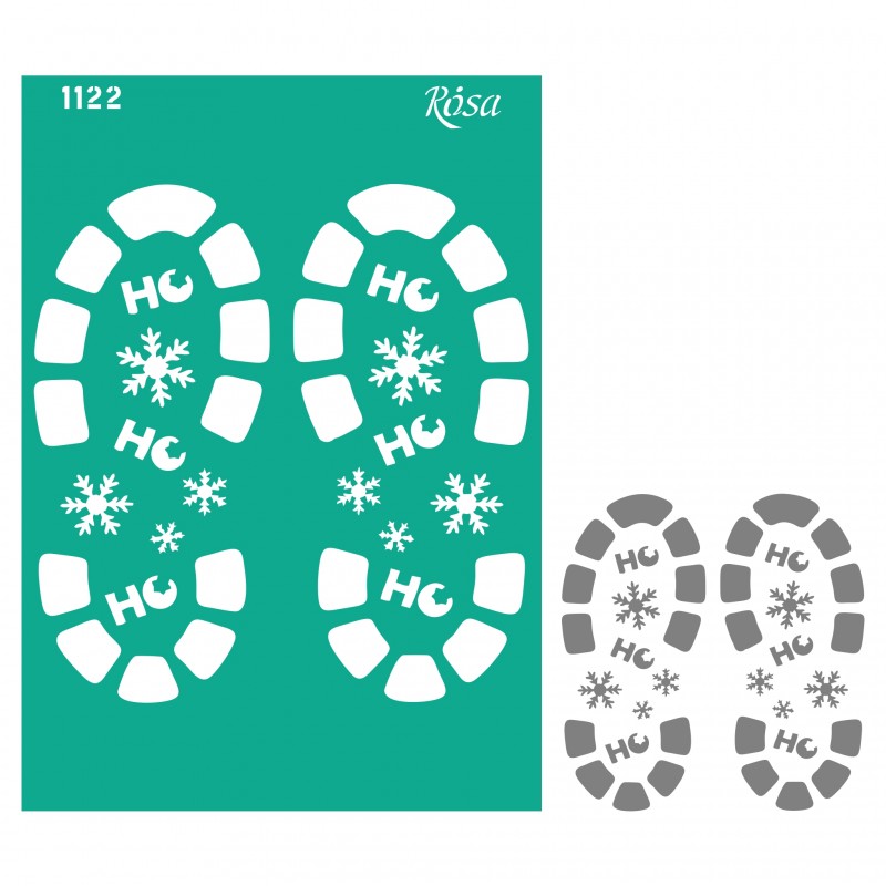 Adhesive Stencil „Floristics“ А4 ROSA TALENT