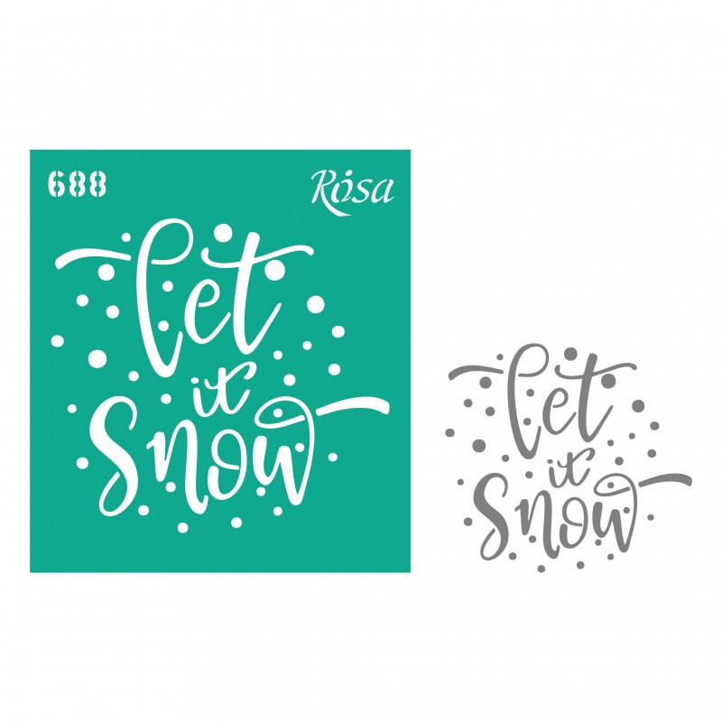 Трафарет самокл. 13х20см ROSA TALENT