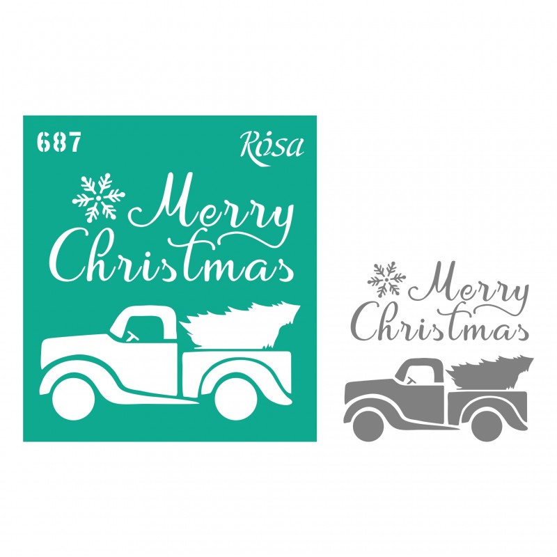 Трафарет самокл. 13х20см ROSA TALENT