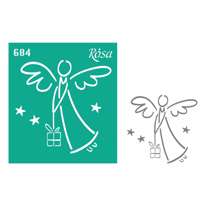 Трафарет самокл. 13х20см ROSA TALENT