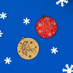 Набір заготовок „Підкова“ , 8,5х9см, 3шт., ХДФ, ROSA TALENT