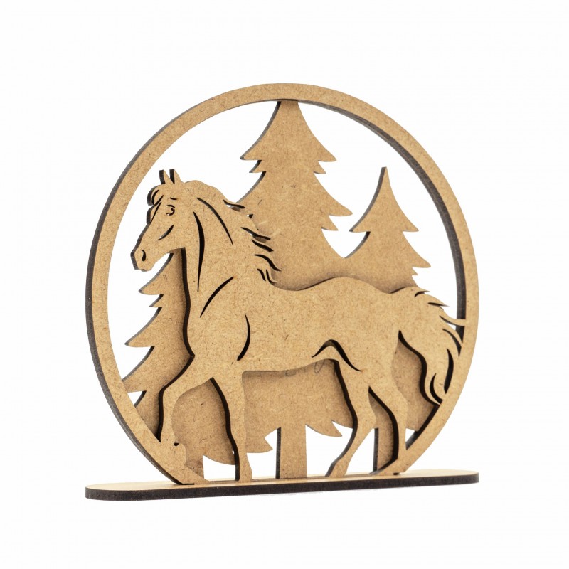 Набір заготовок „Підкова“ , 8,5х9см, 3шт., ХДФ, ROSA TALENT