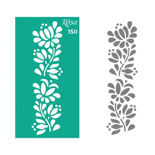 Трафарет самокл. 13х20см ROSA TALENT