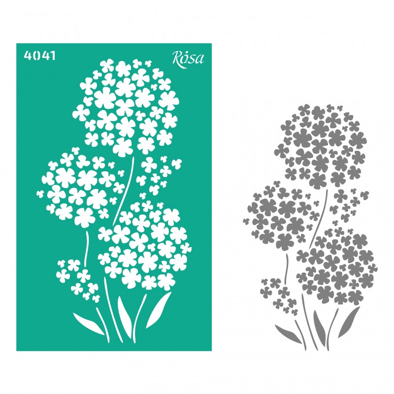 Трафарет самокл. 13х20см ROSA TALENT