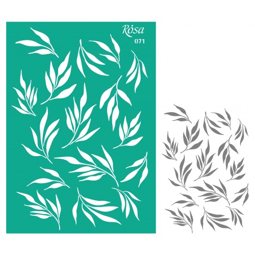 Трафарет самокл. „Теги. Рамки“ 13х20см ROSA TALENT