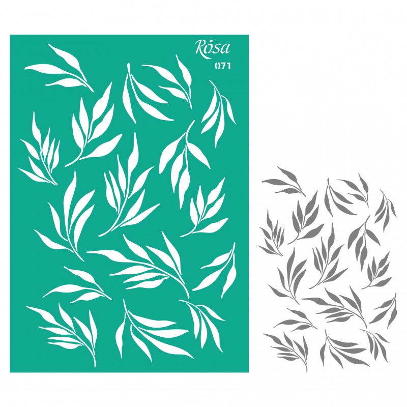 Трафарет самокл. „Теги. Рамки“ 13х20см ROSA TALENT