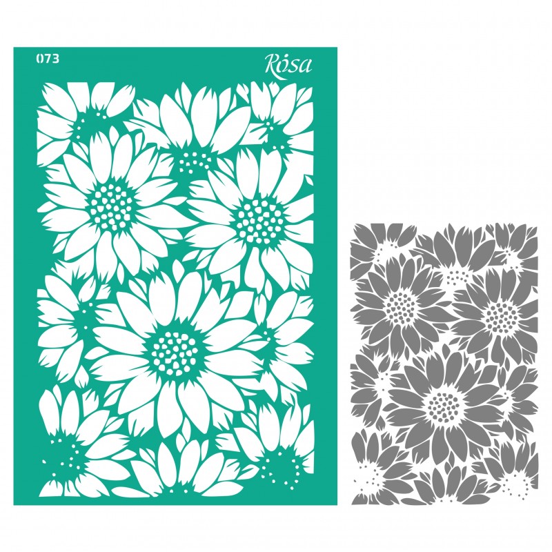 Трафарет самокл. „Теги. Рамки“ 13х20см ROSA TALENT