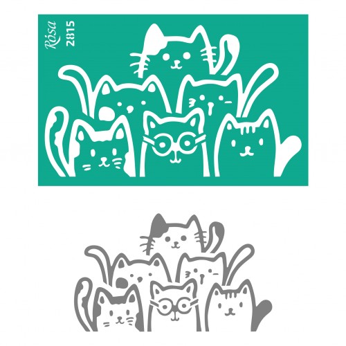 Adhesive Stencil „Children's“ 13x20 cm ROSA TALENT