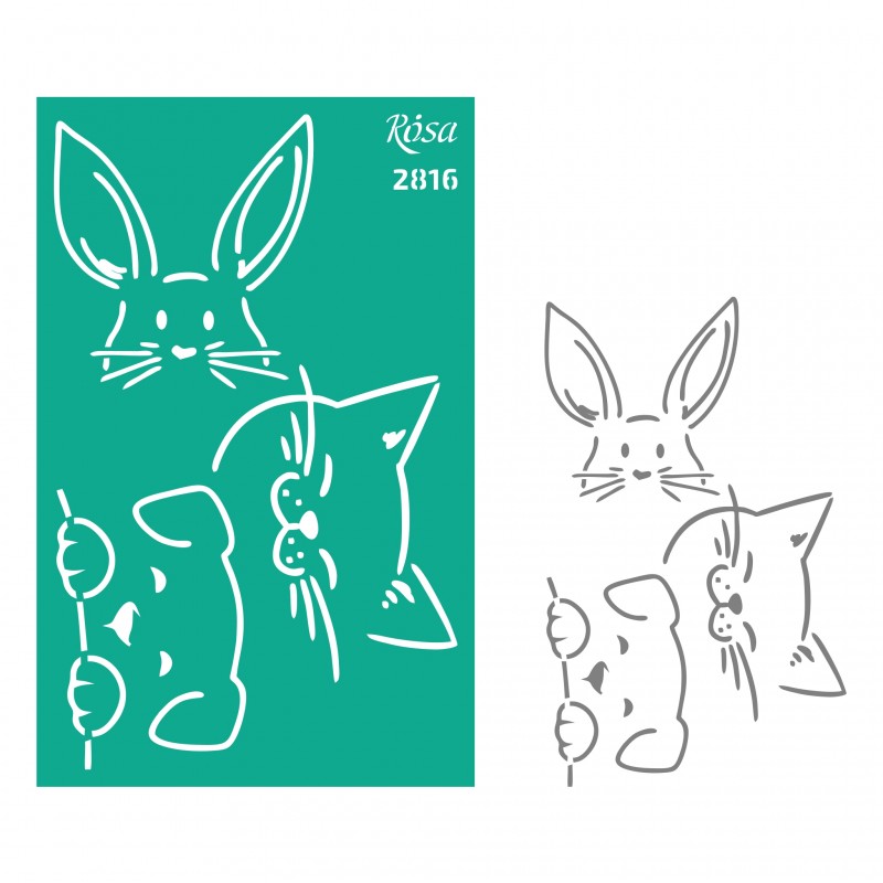 Adhesive Stencil „Children's“ 13x20 cm ROSA TALENT