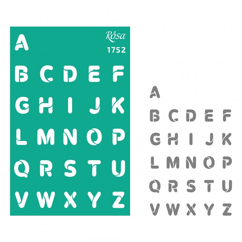 Трафарет самокл. 13х20см ROSA TALENT