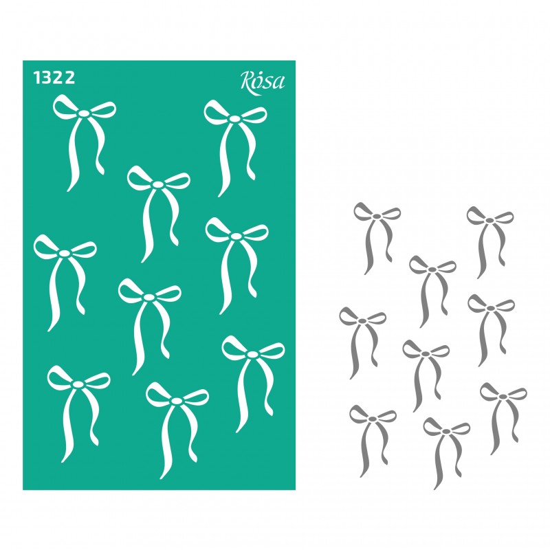 Adhesive Stencil 13x20 cm ROSA TALENT